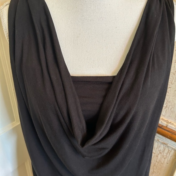 VENUS Black Cowl Neck Sleeveless Midi Dress - Picture 14 of 14